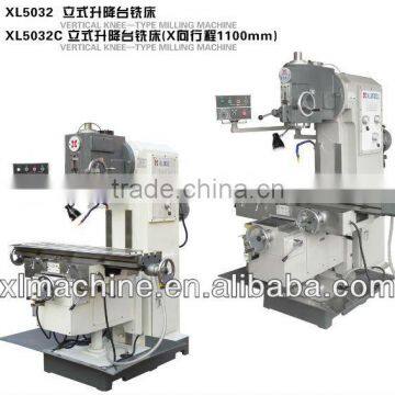 vertical milling machine for metal machining