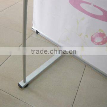 retractable portable L banner