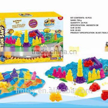 Animal Castle Style of 750g 3D Magic Motion Sand With 9pcs Mold & 1 Table) photo-2