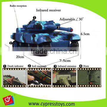 New Arrival RC Infrared Military Battle Tank Battery Included for Boys photo-4