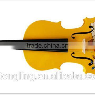 Quality Coloured Cute Violin For Kids With Carton Design TL-YJ1506 photo-3
