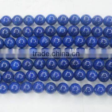 Natural Lapis Carved Plumkin Beads Precious Natural Gemstone Lapis Round Beads photo-5