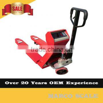2 Ton LCD Display Weighing Scale Pallet Truck With Scale photo-3