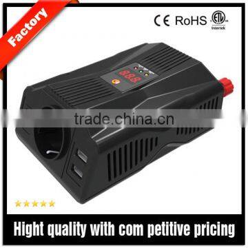 Figital display 200w power inverter DC 12V to AC 110V