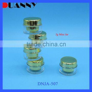China Supplier 5G Mini Colored Round Shape Plastic Cosmetic Jar Cream photo-4