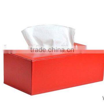 PU Leather Tissue Paper Box for Home & Hotel Supplies