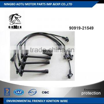 High voltage silicone Ignition wire set, ignition cable kit, spark plug wire 90919-21549 for TOYOTA