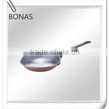 Stainless steel three layer korean frying pan