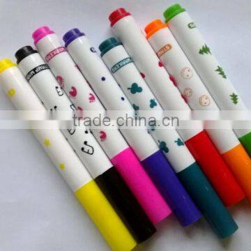 multicolor washable fabric textile marker pen JL-208