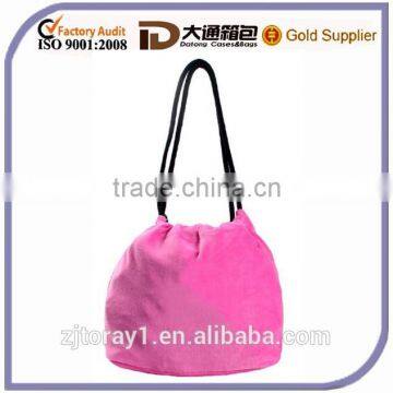 Fashion Velvet Storage Shopping Bag Lady Drawstring Shoulder Bag