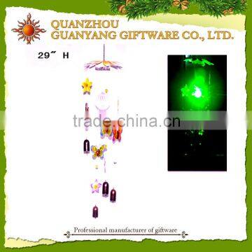 Butterfly wind chime wind bell with solar light                        
                                                Quality Choice