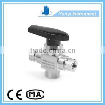 Hydraulic ball valve with 4 inch