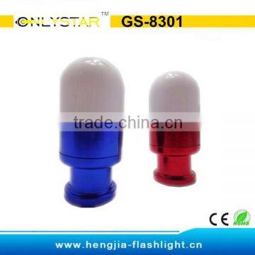 GS-8301 Aluminium+ ABS Led Cup Shape Wholesale Flashlight