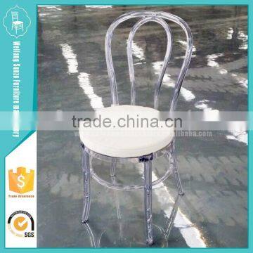 clear crystal resin thonet chair