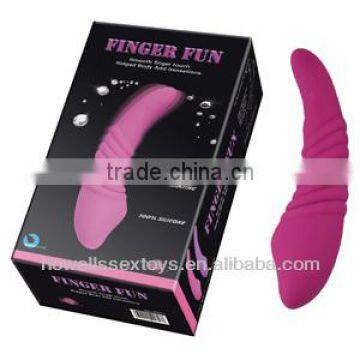 Luxury Silicone Finger Vibrator and Rechargeable Lady Finger Vibrator photo-2