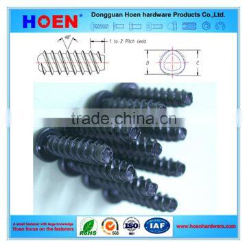 Plastite screw for plastic thread forming