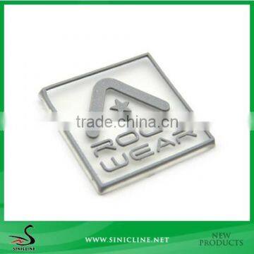 Sinicline Factory Made Square Transparent Rubber Label