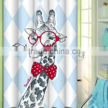 New Stylish Printed Water Proof Polyester Shower Curtain - Buy Shower Curtains,Polyester Shower Curtain