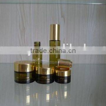 Fancy Glass Cream Jars and Bottles W