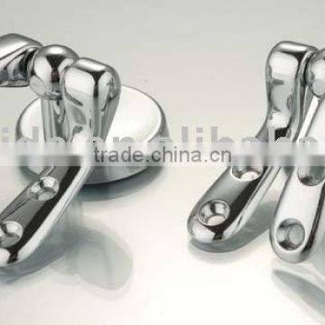 Brass Toilet Seat Hinge, With Screw Fitting Parts, Chrome Plated photo-1