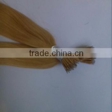 AAAAA grade 100% human remy russian hair nano ring hair extension