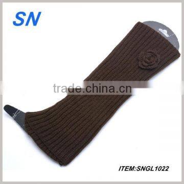 Hot Women Knit Stocking Stripe Leg Warmer