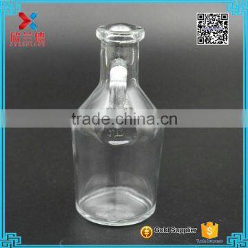 Wholesale Round Unique Clear Airtight Decorative Glass Wine Bottle 100ml photo-2