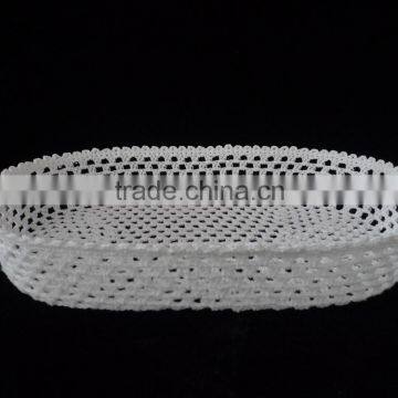 popular quality crochet cotton tray by 100% Hand