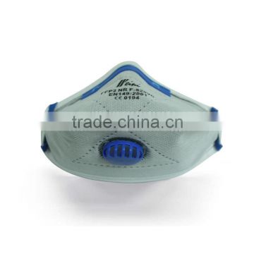 CE approved masks folded masks series respirator/winter half face mask F820VC Weini