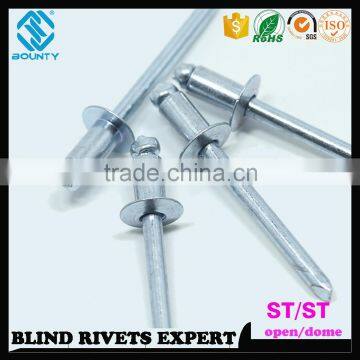 FACTORY DOME HEAD ISO 15979 FULL STEEL BLIND RIVETS