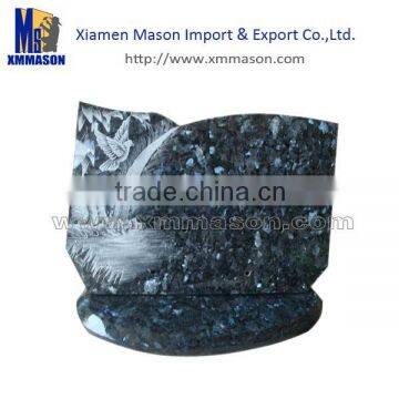 Mason granite plaques funeraire