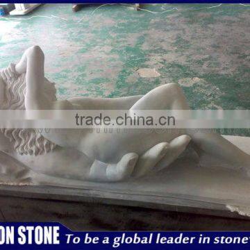 White marble erotic sculpture
