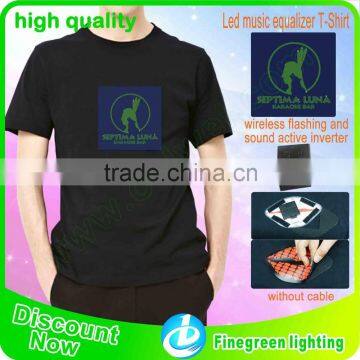Led T-shirt,china Led Flashing Shirts photo-2