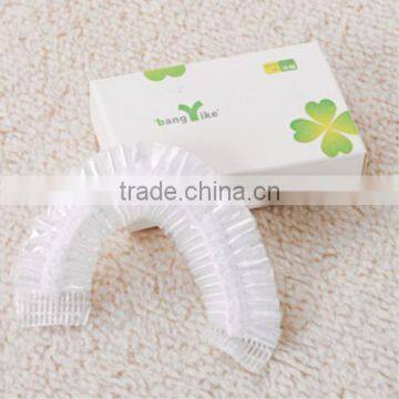 Thicken transparent disposable hotel bath cap