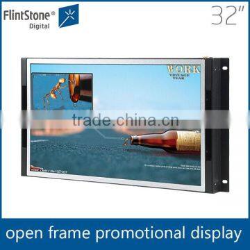 Flintstone 32 Inch Metal Casing Open Frame Lcd Display for Retail Promotions photo-4