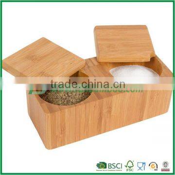 Bamboo Box With Lid Holding Spice/Herb/Ingredients