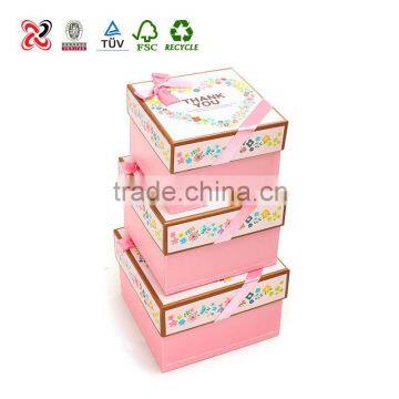 Handmade Magnetic Paper Box For Wedding Invitations