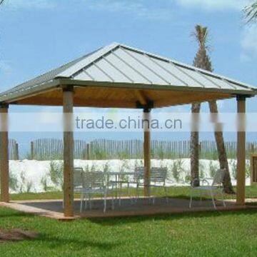 HDPE wooden outdoor pavilion with good quality and reasonable price