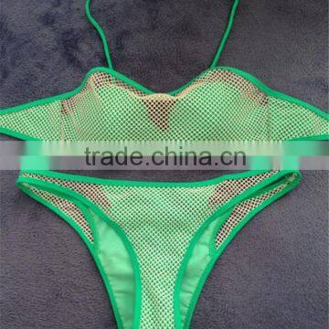 Wholesale Triangle Split Bikinis Woman Swimwear 2016