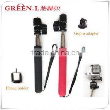 Handheld mobile phone monopod with phone holder /camera monopod monopod bluetooth