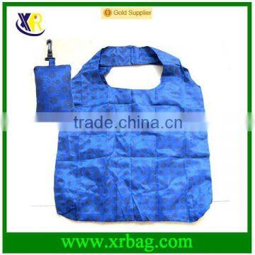 Custom promotional gift nylon foldable shopping bag