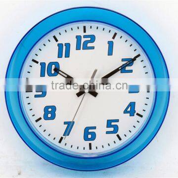 New Arrival 7.7 Inch Transparent Plastic Wall Clock 91617