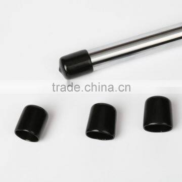 black PVC pipe end cap for stainless steels