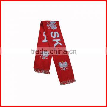 130*14cm satin scarf,Poland scarf,screen printing scarf