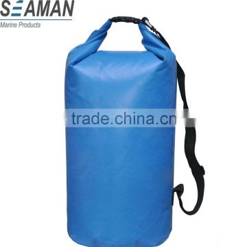 250D PVC Tarpaulin single shoulder strap Dry Bag Sack, Waterproof Floating Dry Gear Bags for outdoor sports