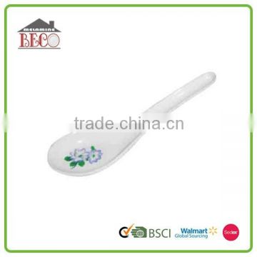 Custom printing white easy clean table spoon