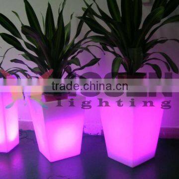 Led plastic nursery flowerpots