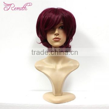 Short Fashionable Hair Cuts Human Hair Natural Wig Curly Hair Extension