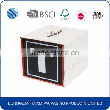 Alibaba China customized small white paper watch handmade box                        
                                                Quality Choice