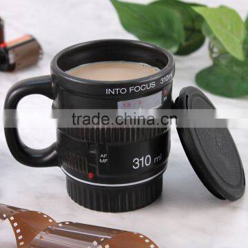 creative Into Focus Lens camera lens mug ceramic coffee mug